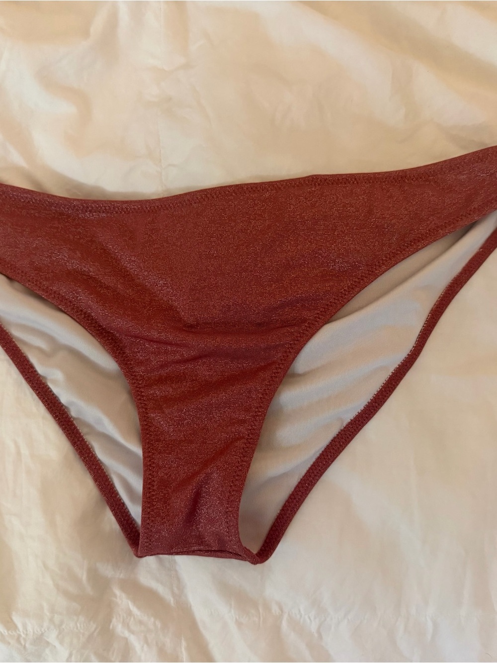 Shade & Shote Shimmer Rust Bikini Bottom
